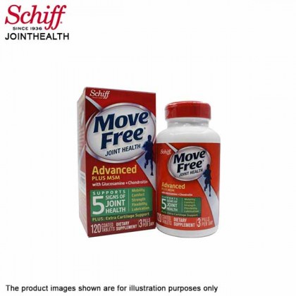SCHIFF Move Free JOINT HEALTH Advanced PLUS MSM with Glucosamine + Chondroitin - Extra Cartilage Support SCHIFF Move Free JOINT HEALTH Advanced PLUS MSM with Glucosamine + Chondroitin - Extra Cartilage Support